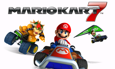 Mario Kart 7 Title Screen