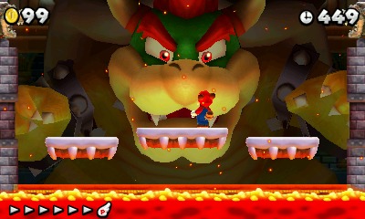 NSMB2 Giant Bowser Battle