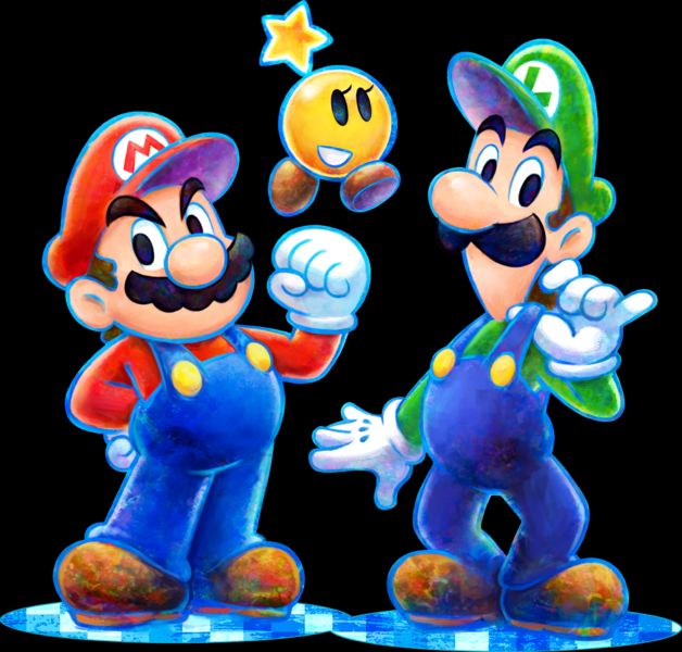 mario and luigi dream team artwork