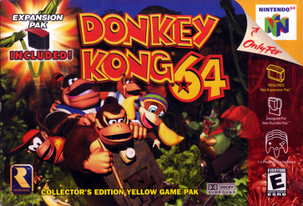 Donkey Kong 64 Box Art