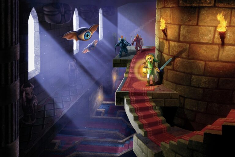 A Link Between Worlds Dungeon Artwork