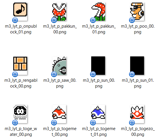 all super mario maker sprites