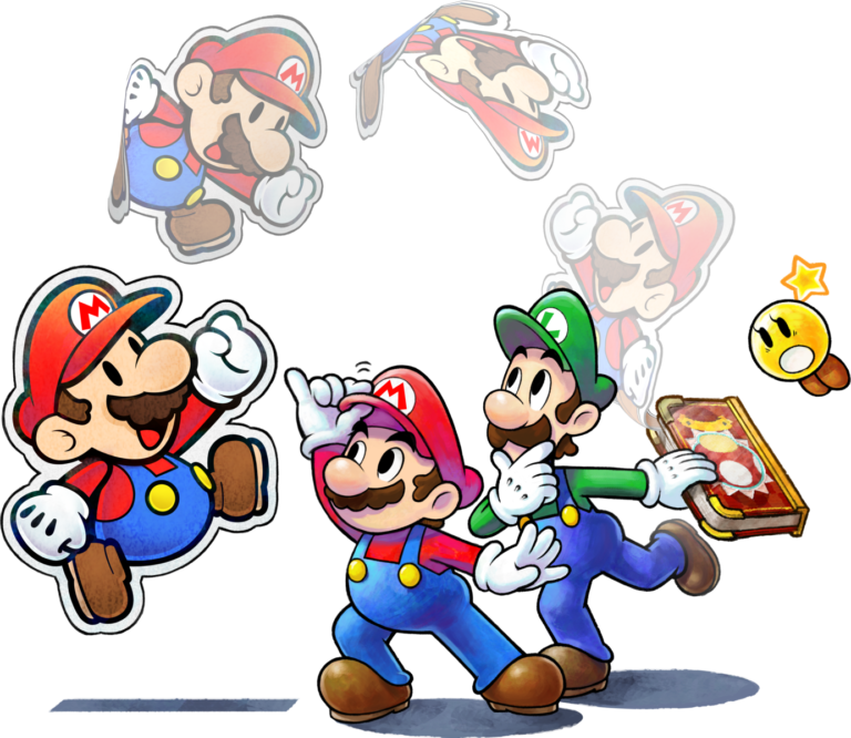 Mario & Luigi Paper Jam Artwork