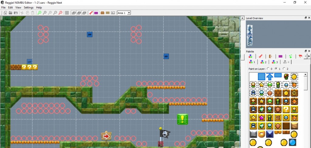 reggie level editor water