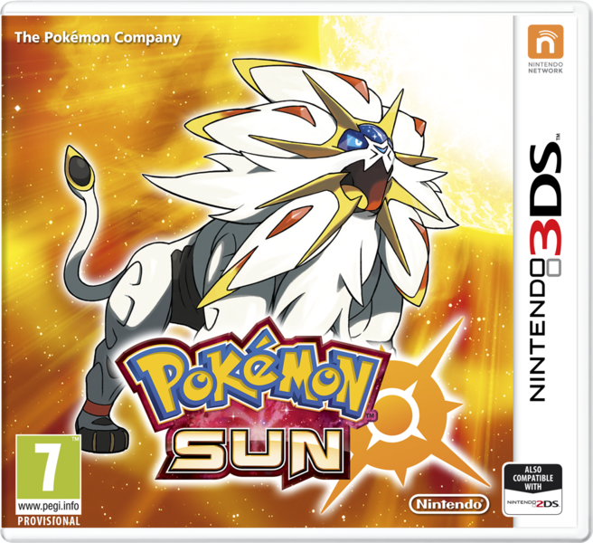 Pokemon Sun Box Art