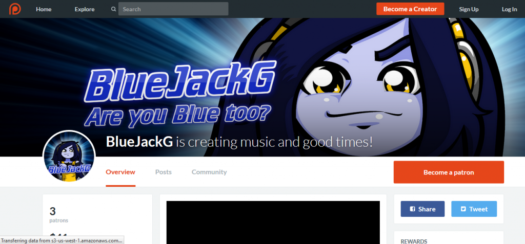 BlueJackG Patreon