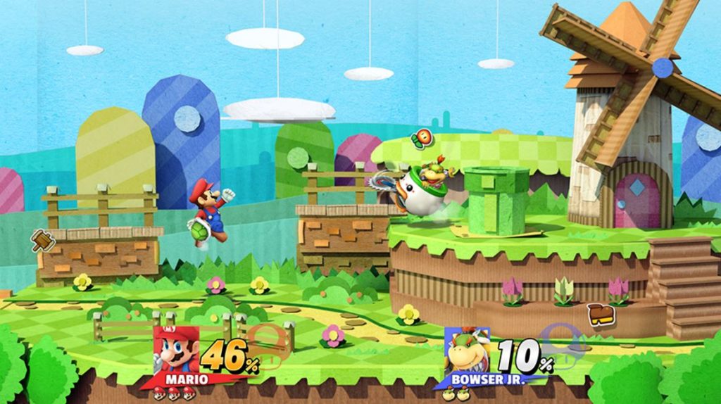 Fake Mario vs Bowser Jr Image