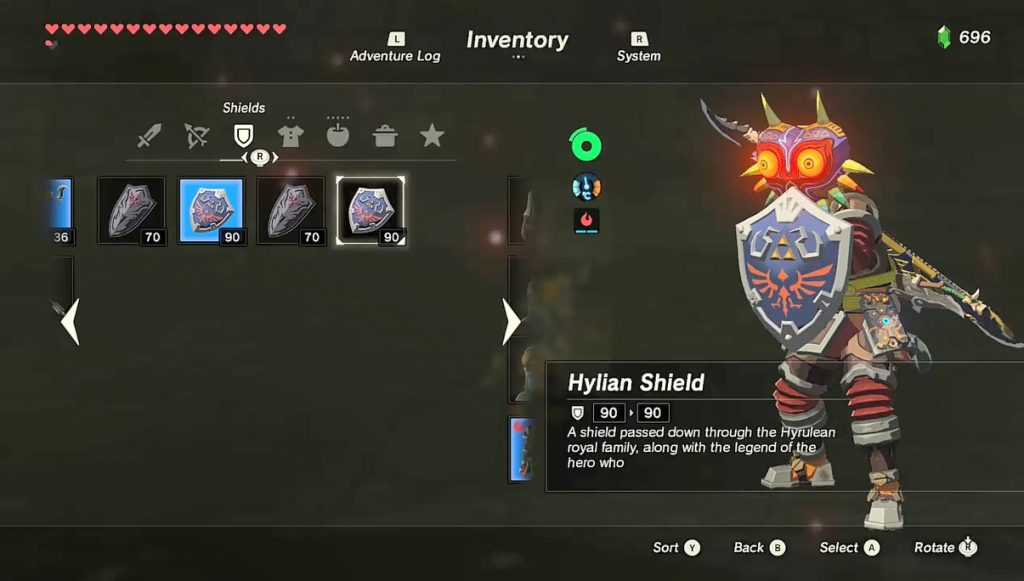 Cloned Hylian Shields