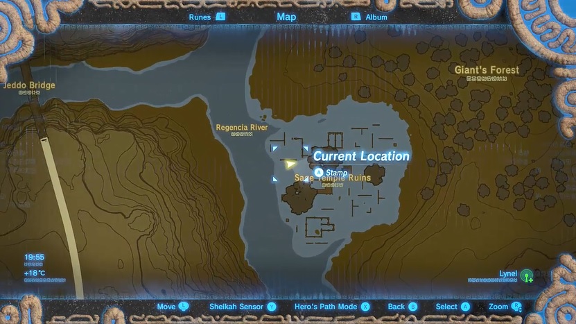 Midna's Helmet Map