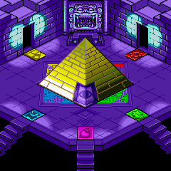 Wario Land 4 Pyramid Map