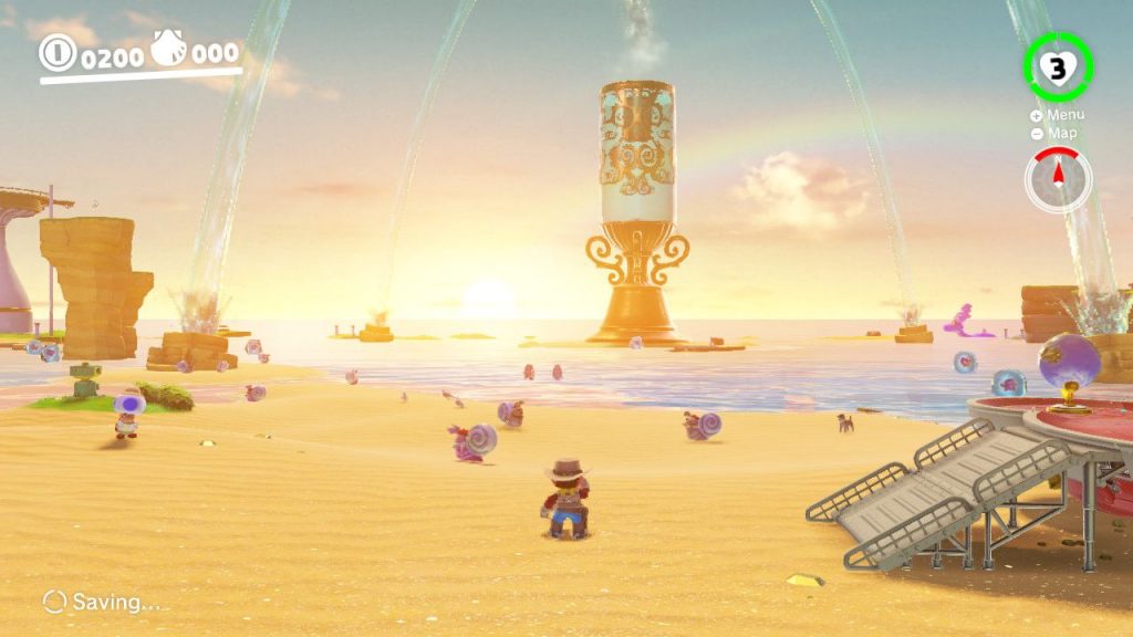 seaside kingdom room super mario odyssey