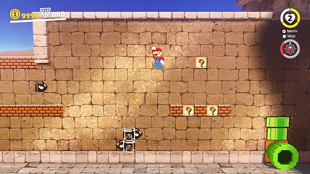 2D 8-bit Mario