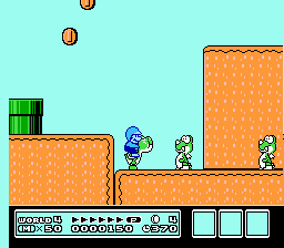 Yoshi in Super Mario Bros 3Mix