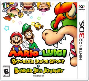 Mario & Luigi Bowser's Inside Story + Bowser Jr's Journey Box Art