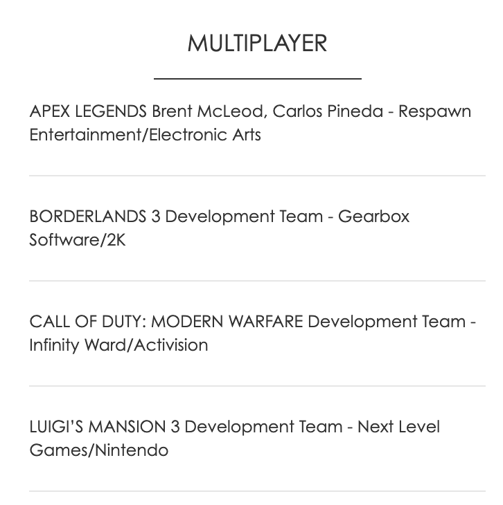 LM3 Multiplayer BAFTA