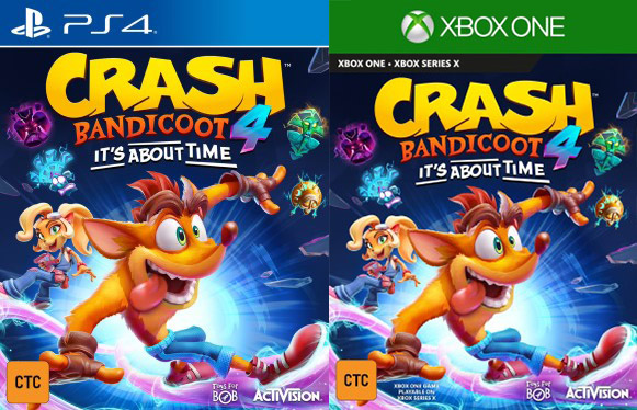 Crash Bandicoot 4 Box Art