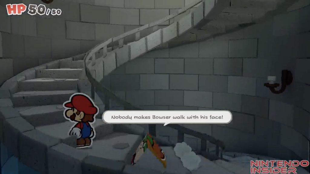 Bowser Struggles With Stairs
