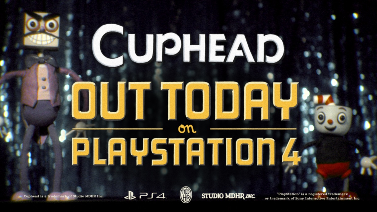 Cuphead PS4 Banner