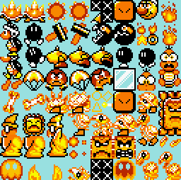 More Early SMW Enemy Sprites