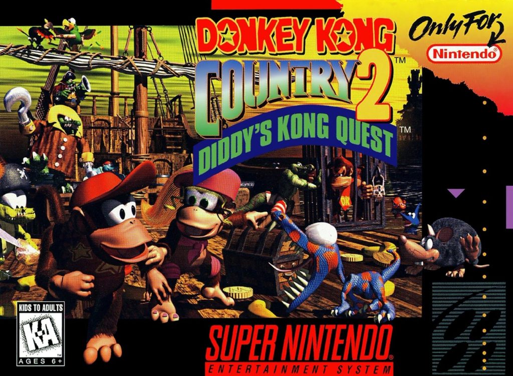 Donkey Kong Country 2 Box Art