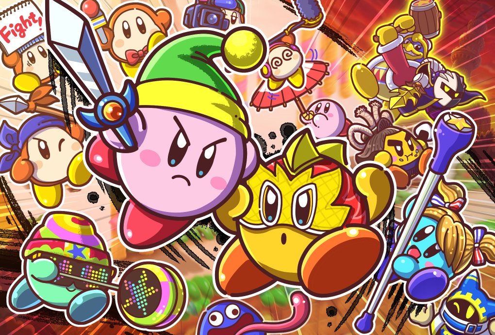 Kirby Fighters 2 Artwork