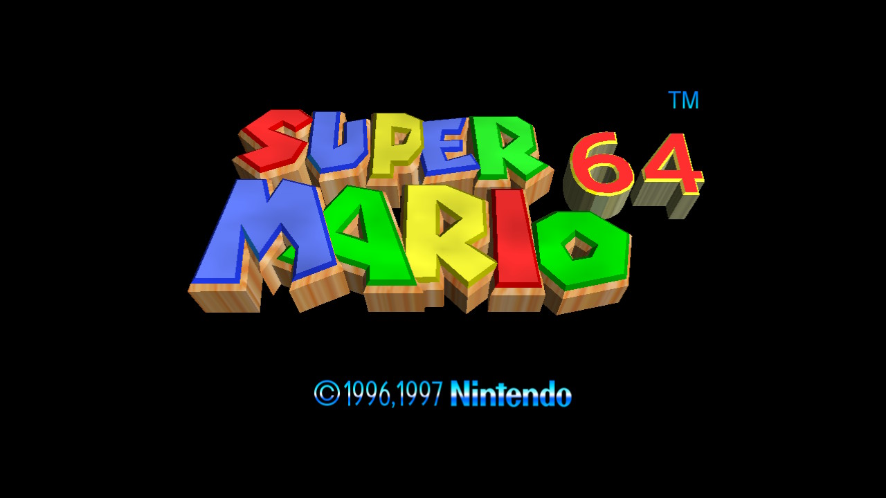 Super Mario 64 Title