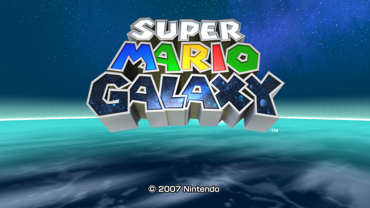 Super Mario Galaxy Title