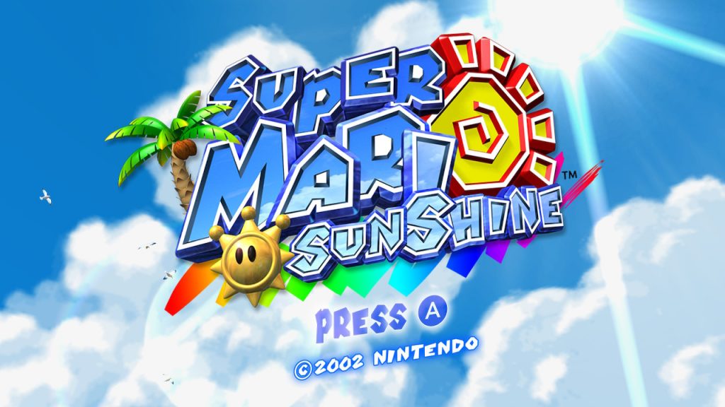 Super Mario Sunshine Title