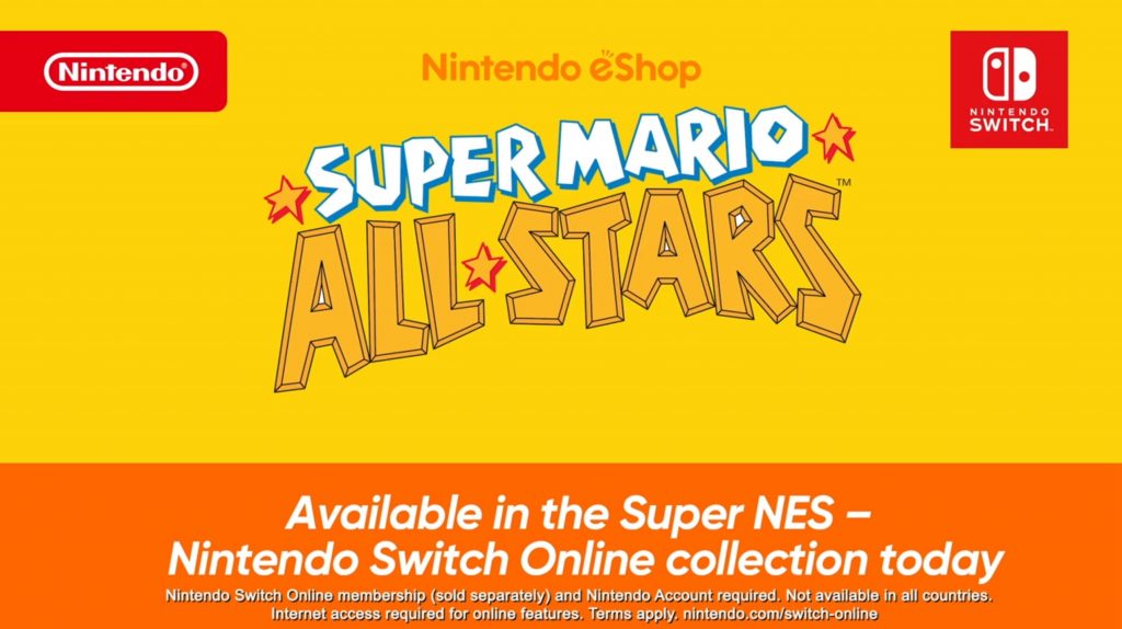 Super Mario All Stars Switch Online