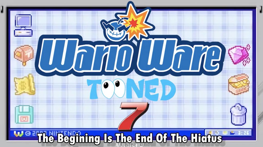 WarioWare Tooned Title