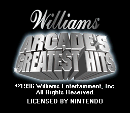 Williams Arcade Greatest Hits