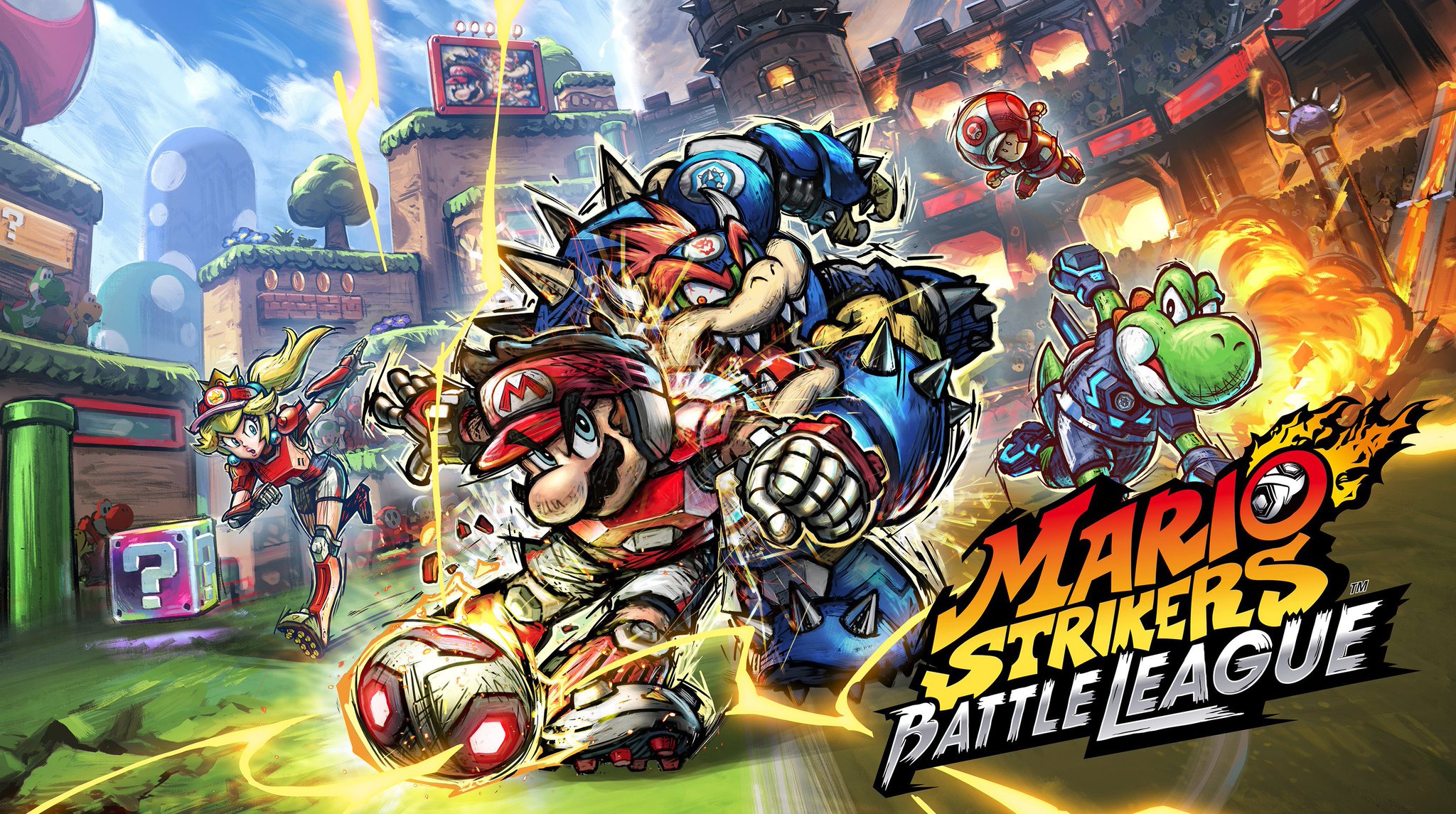 Mario Strikers Battle League Artwork