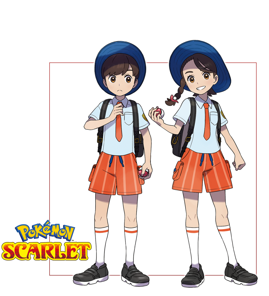 Pokemon Scarlet Protagonists