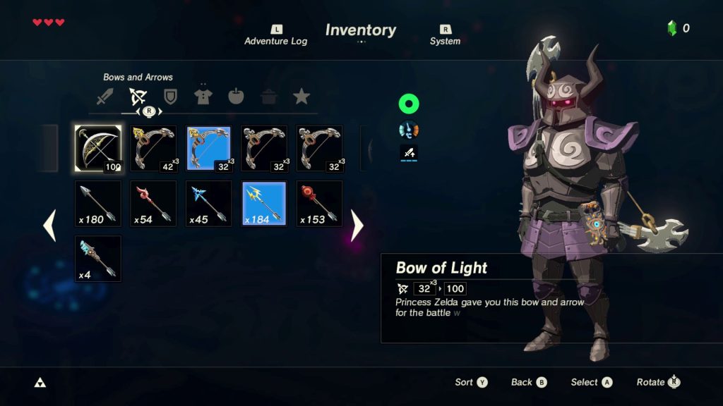 Bow of Light on Master Mode
