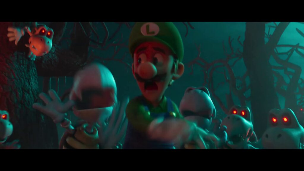 Luigi Runs From Dry Bones