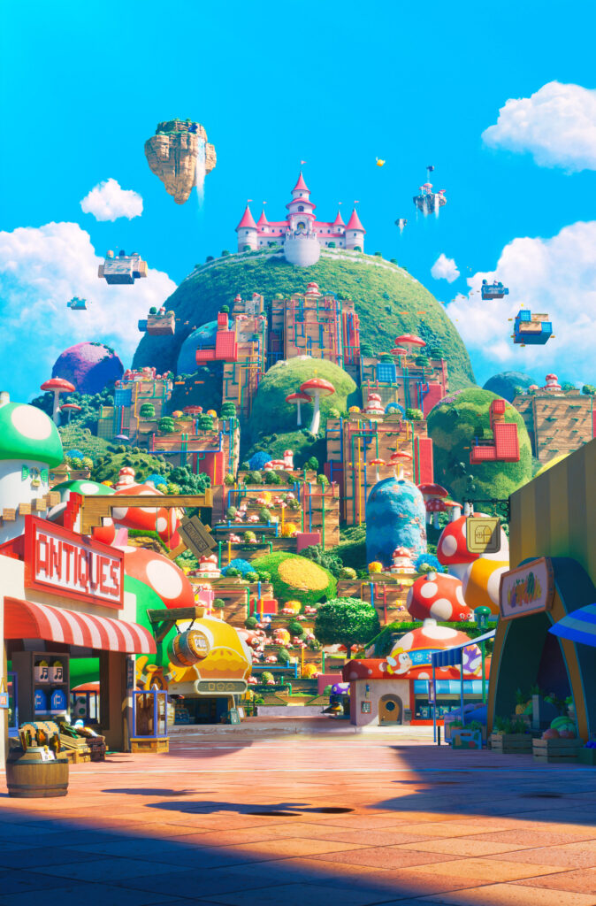 Super Mario Bros Movie Poster Background