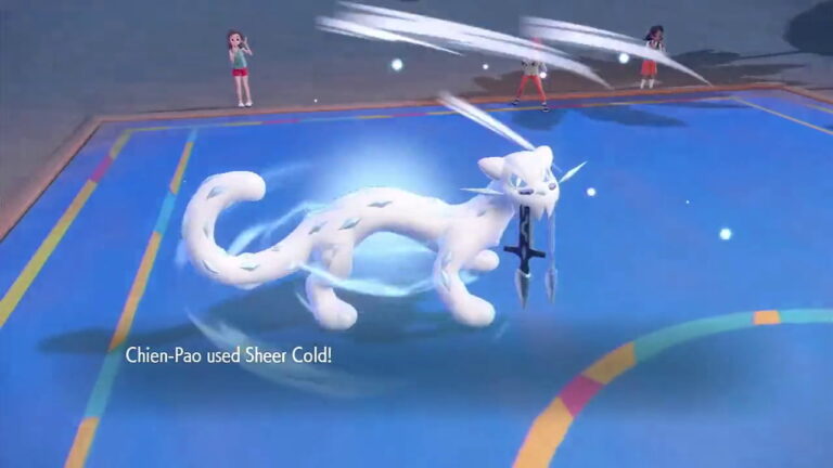 Chien-Pao uses Sheer Cold