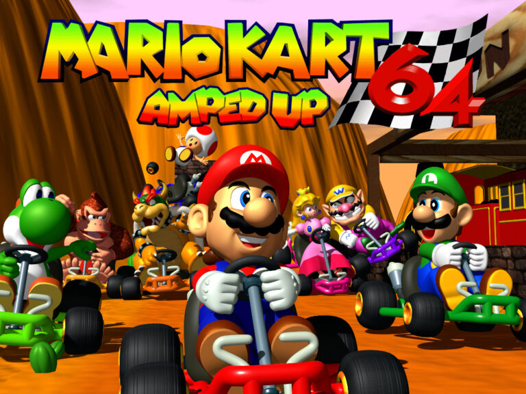 Mario Kart 64 Amped Up Title