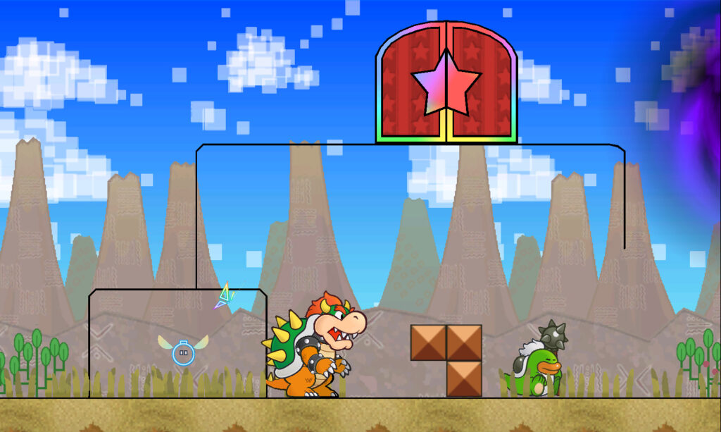 Playable Bowser in SPM
