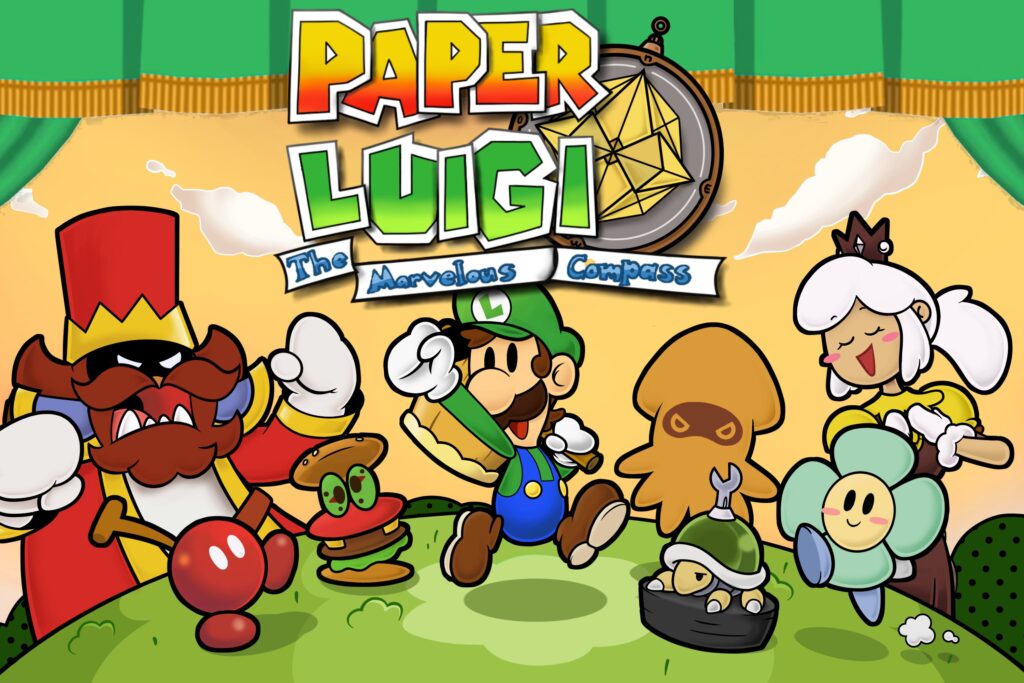 Paper Luigi and the Marvelous Compass