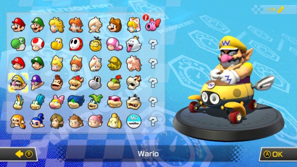 MK8DX Character Select Update