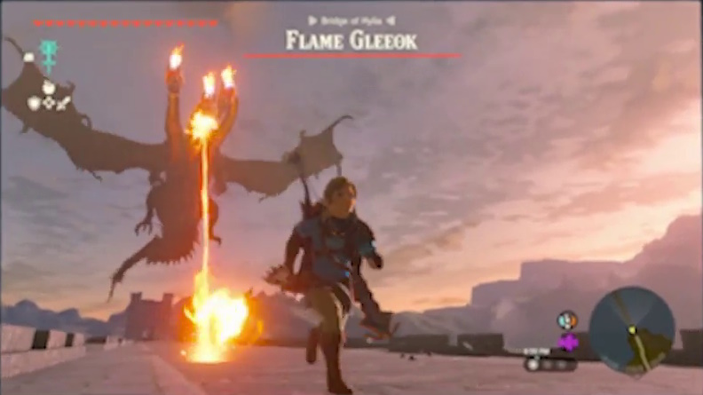 Flame Gleeok Battle