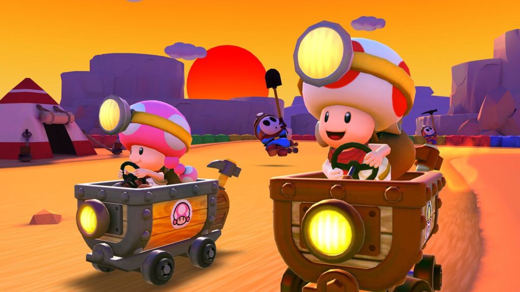 Sunset Wilds in Mario Kart Tour