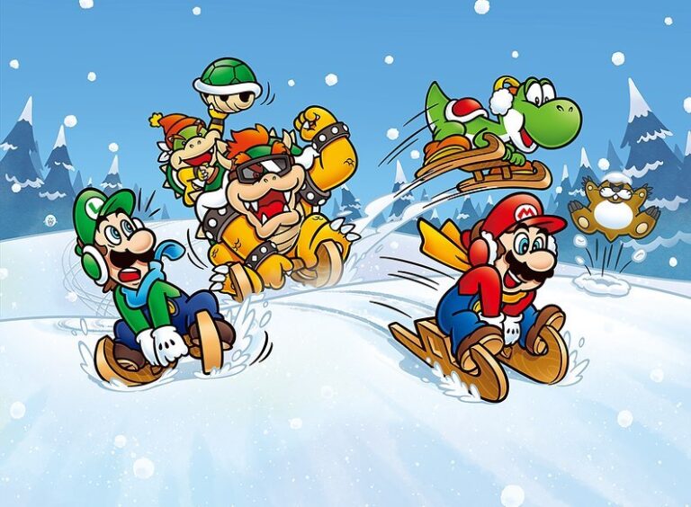 Mario Christmas Artwork 1