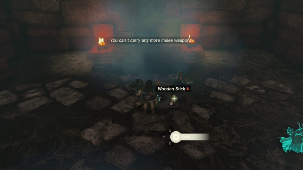 Wooden Weapons in Fire Temple