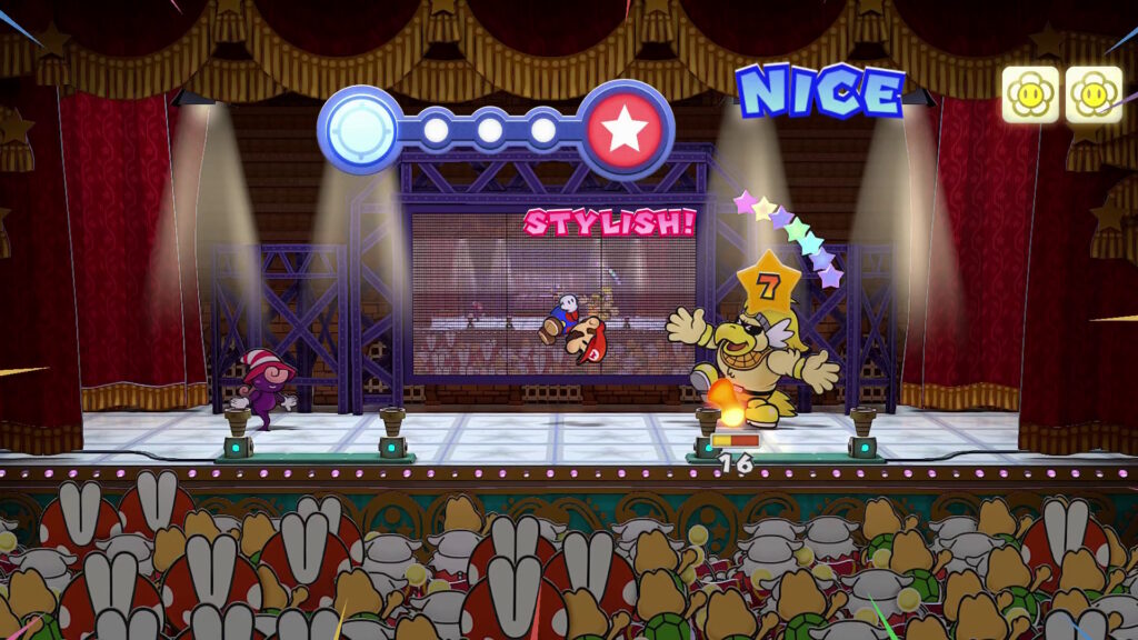 Mario Uses A Stylish Move
