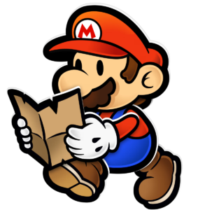 Mario with the magical map