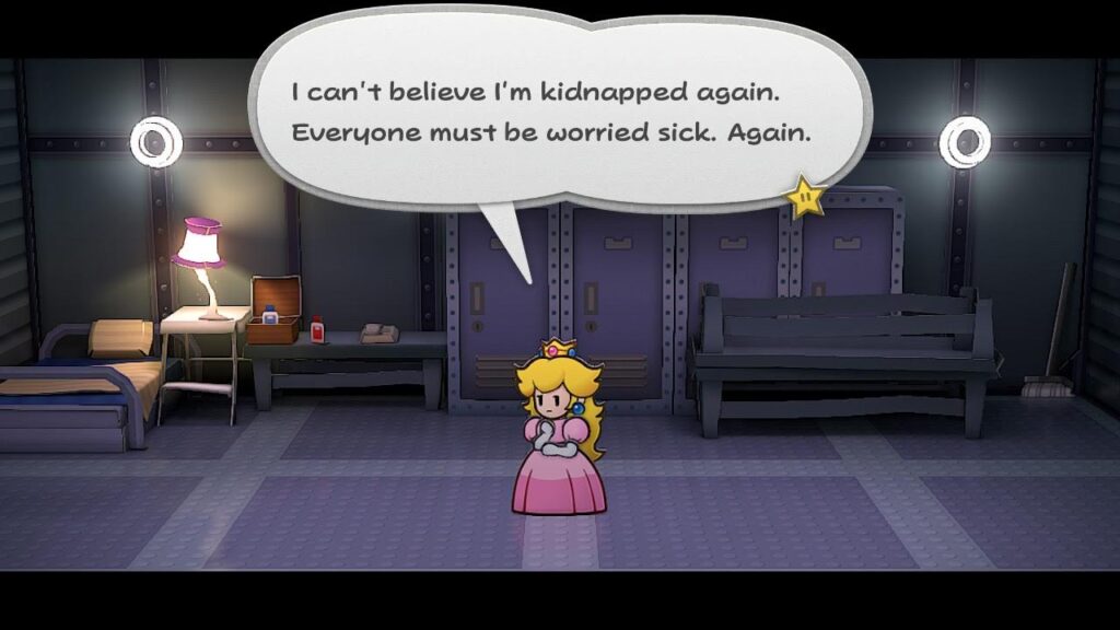 A Peach intermission in the TTYD remake