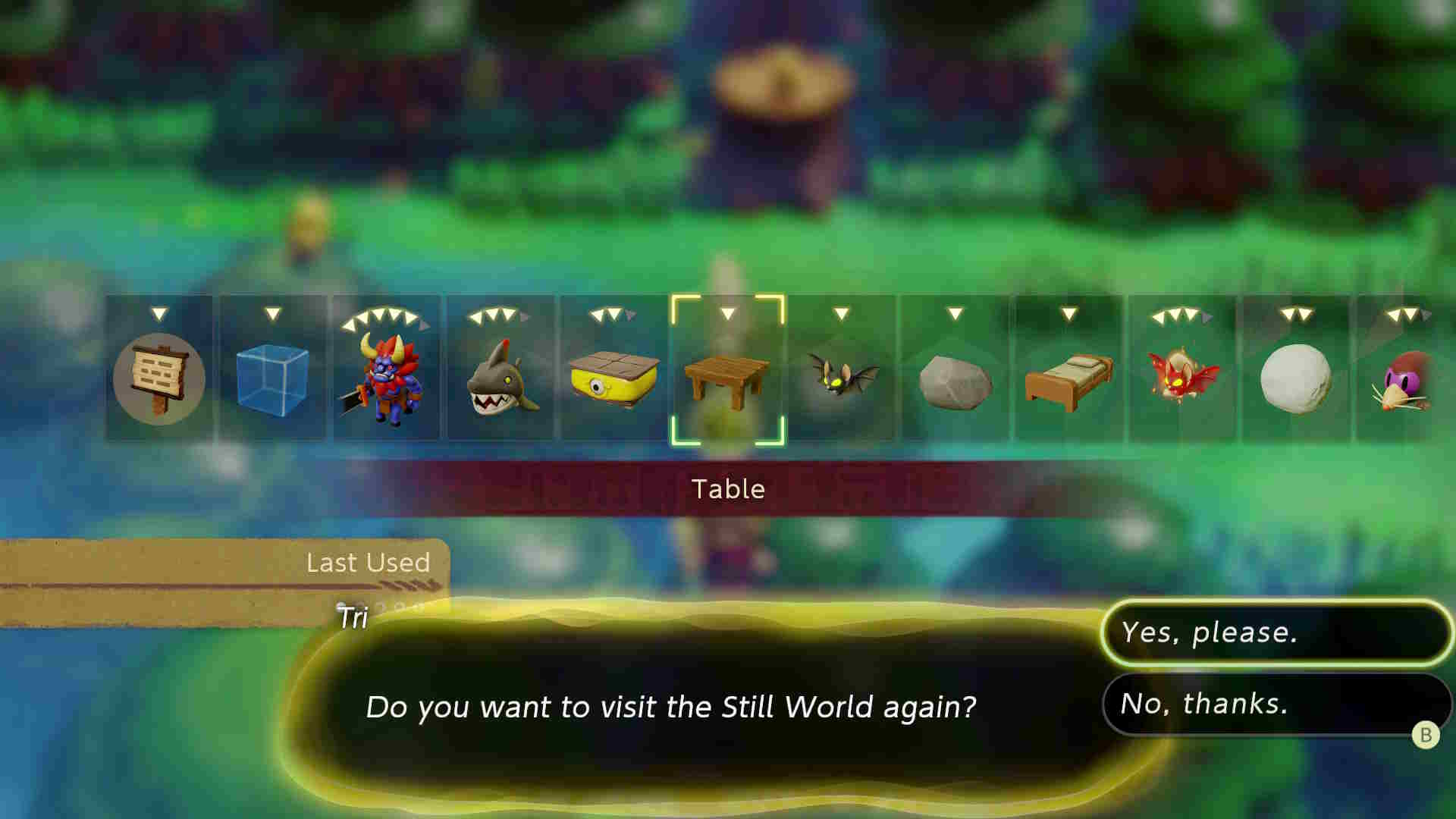 Enter Still World in Map Storage