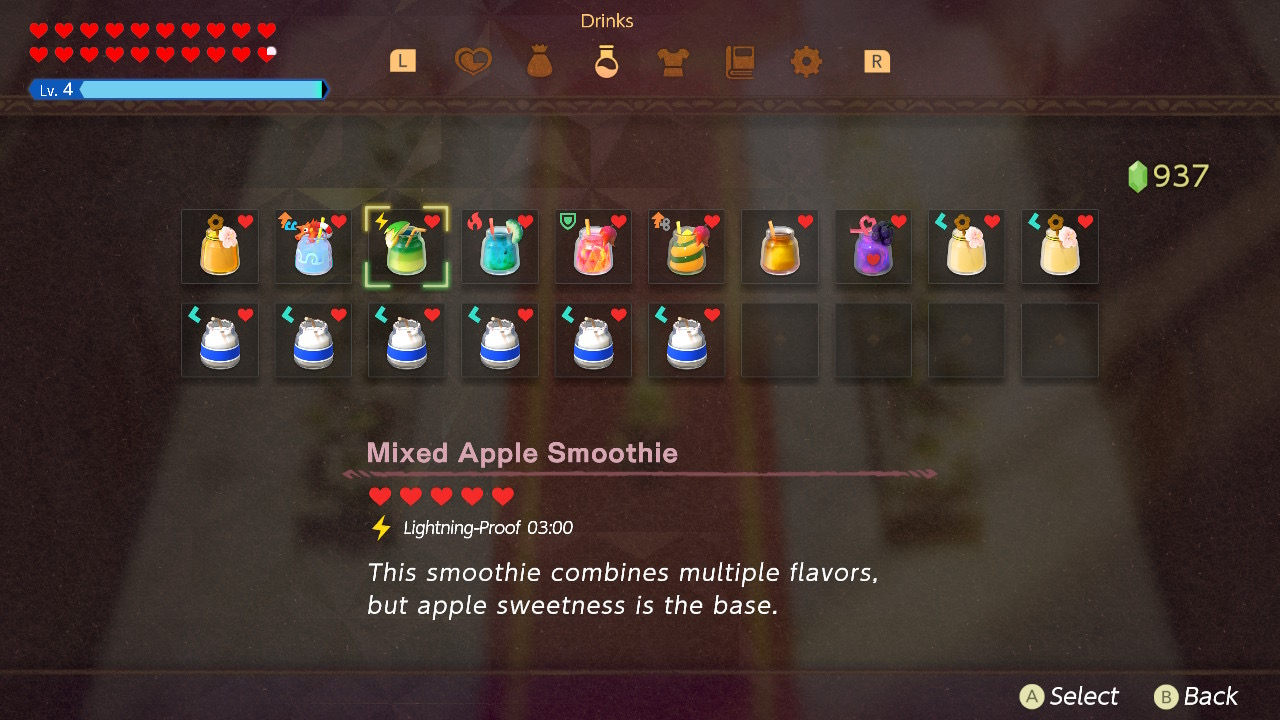 Smoothies in Echoes of Wisdom